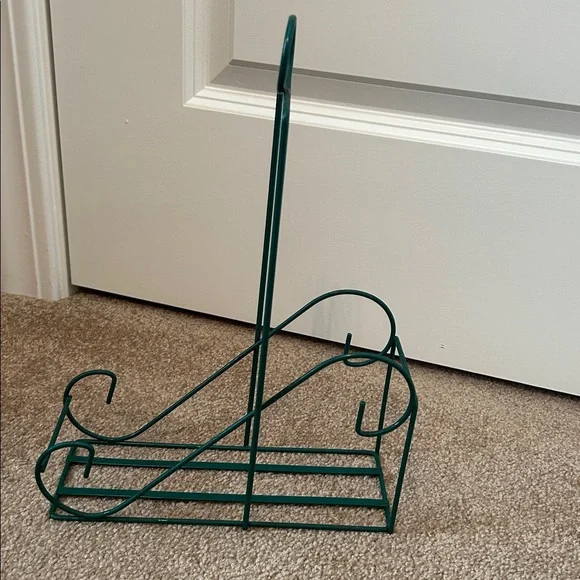 Glass Grape Bottle Set with Metal Stand - Picture 3 of 8